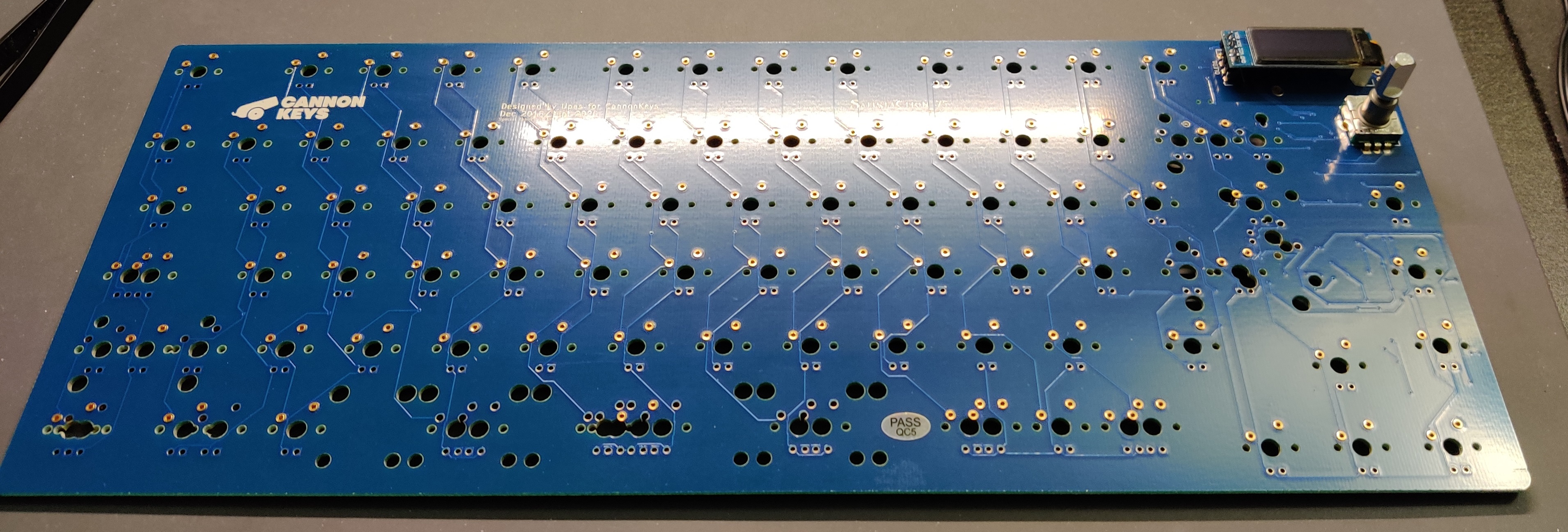 A picture of my Satisfaction 75 PCB